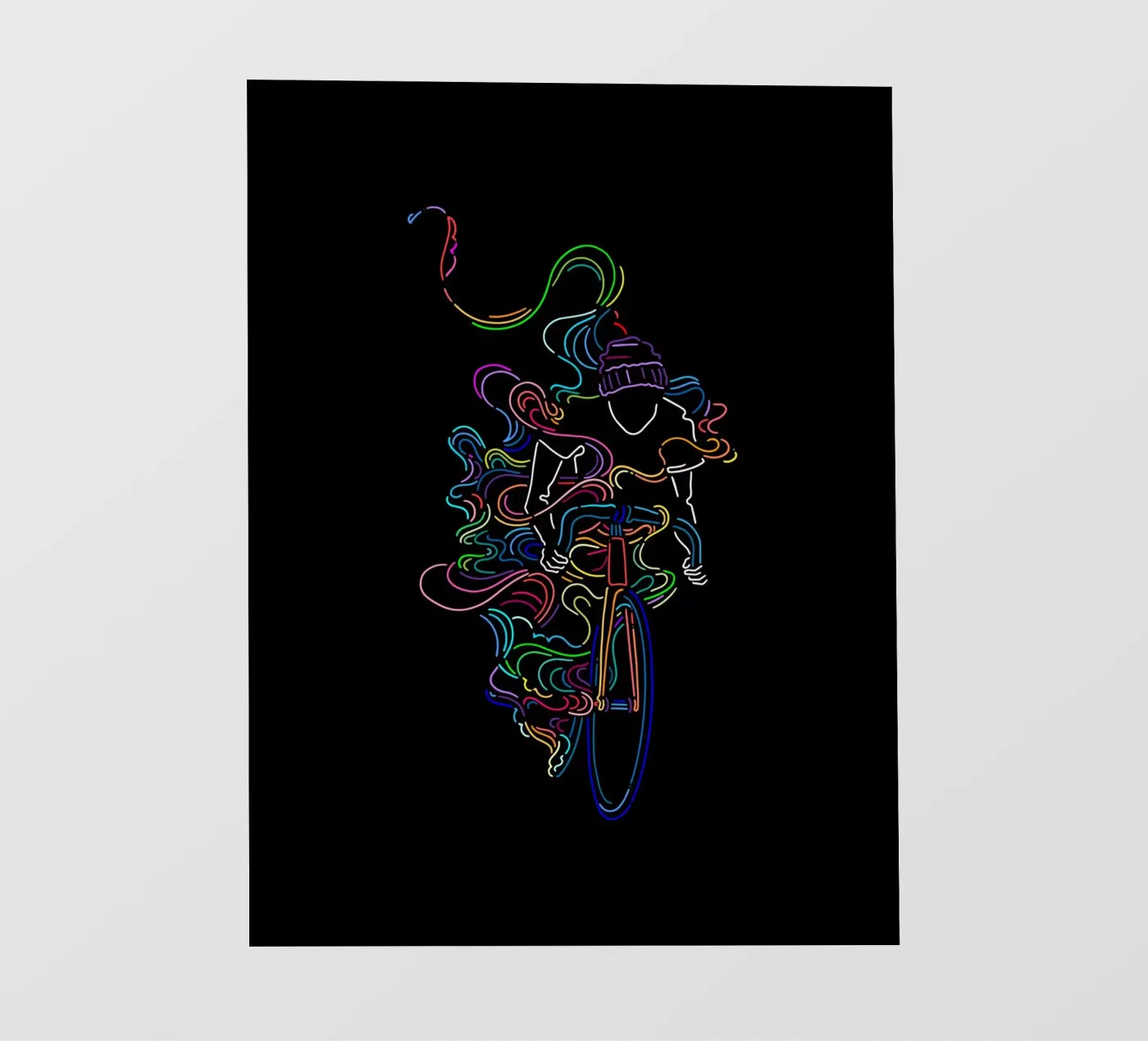 Fixie pellicola backlit da The Cyclist