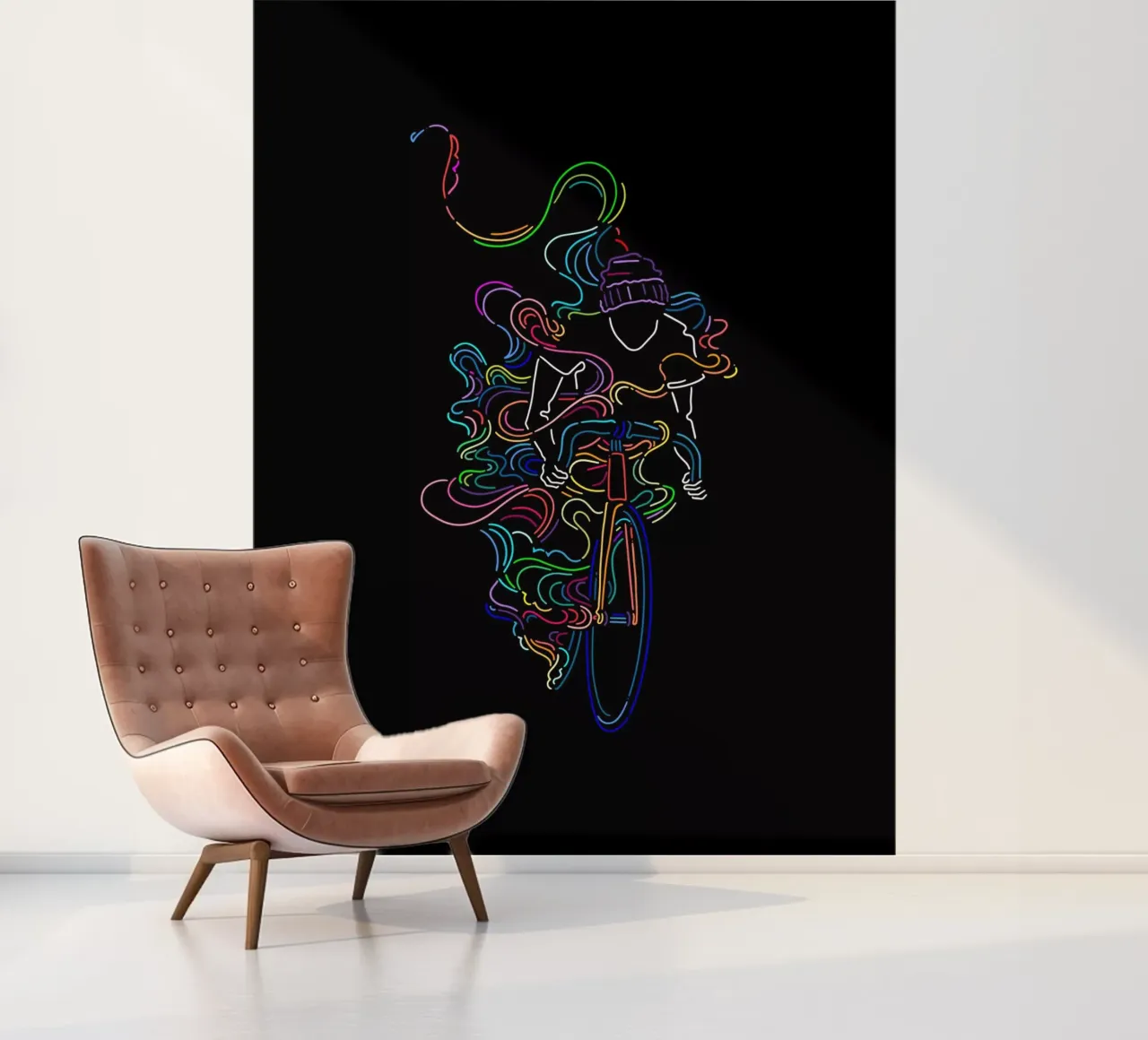 Fixie fotobehang van The Cyclist