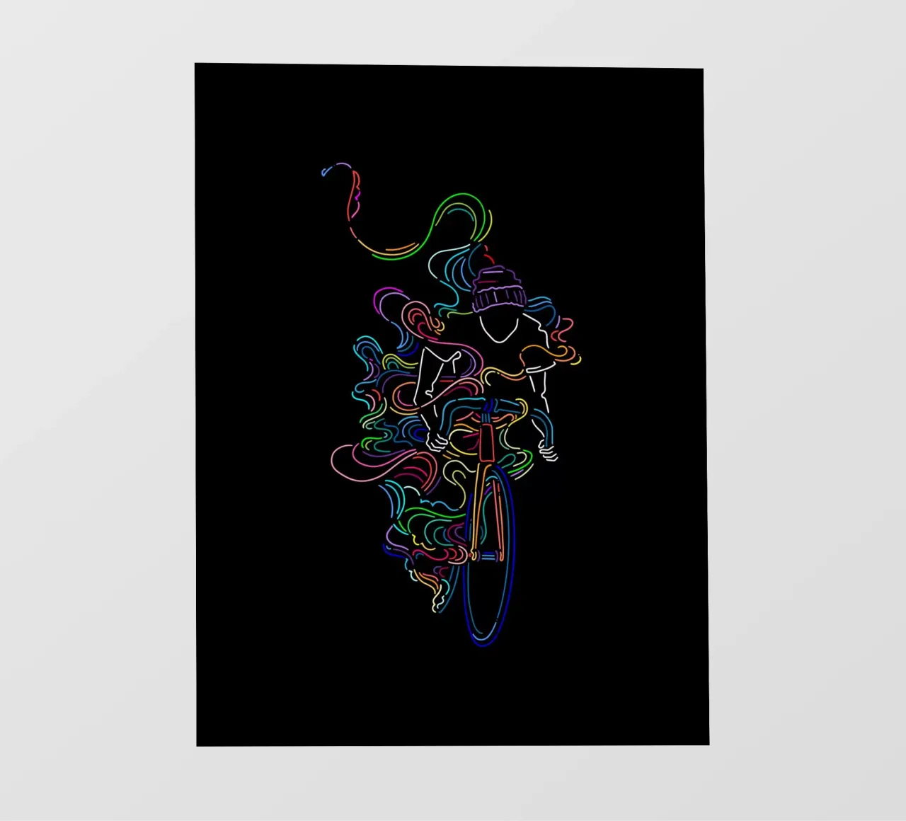 Fixie fotobehang van The Cyclist