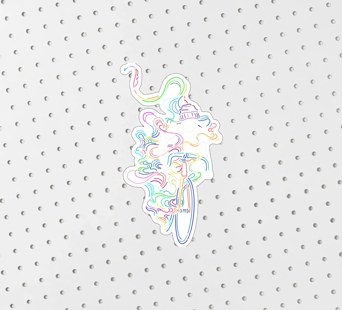 Fixie sticker van The Cyclist