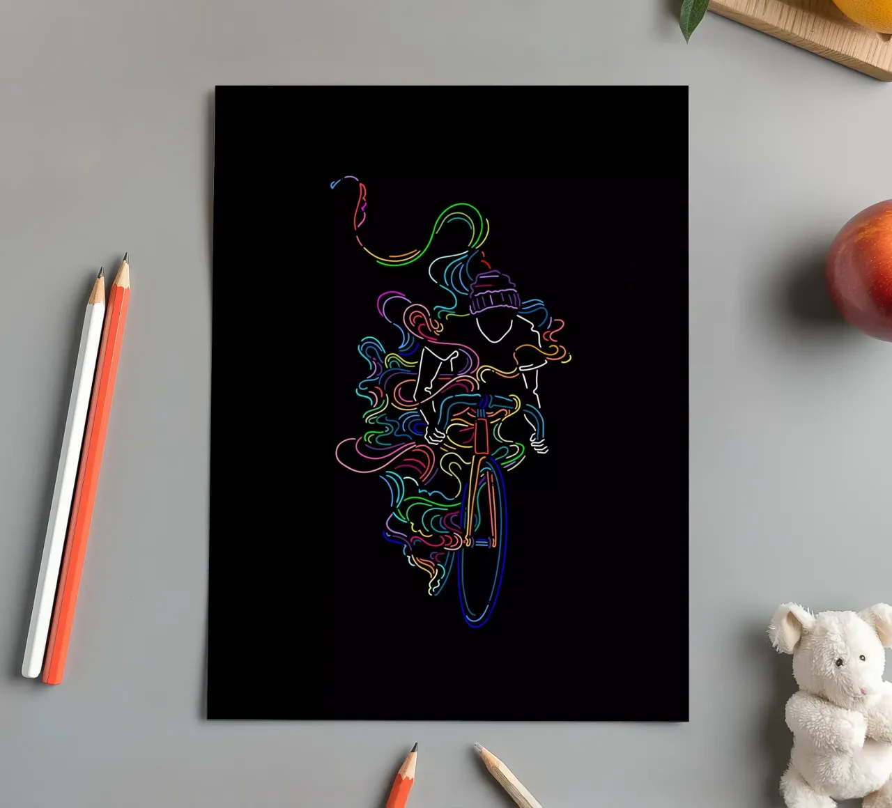 Fixie sticker sheet by The Cyclist