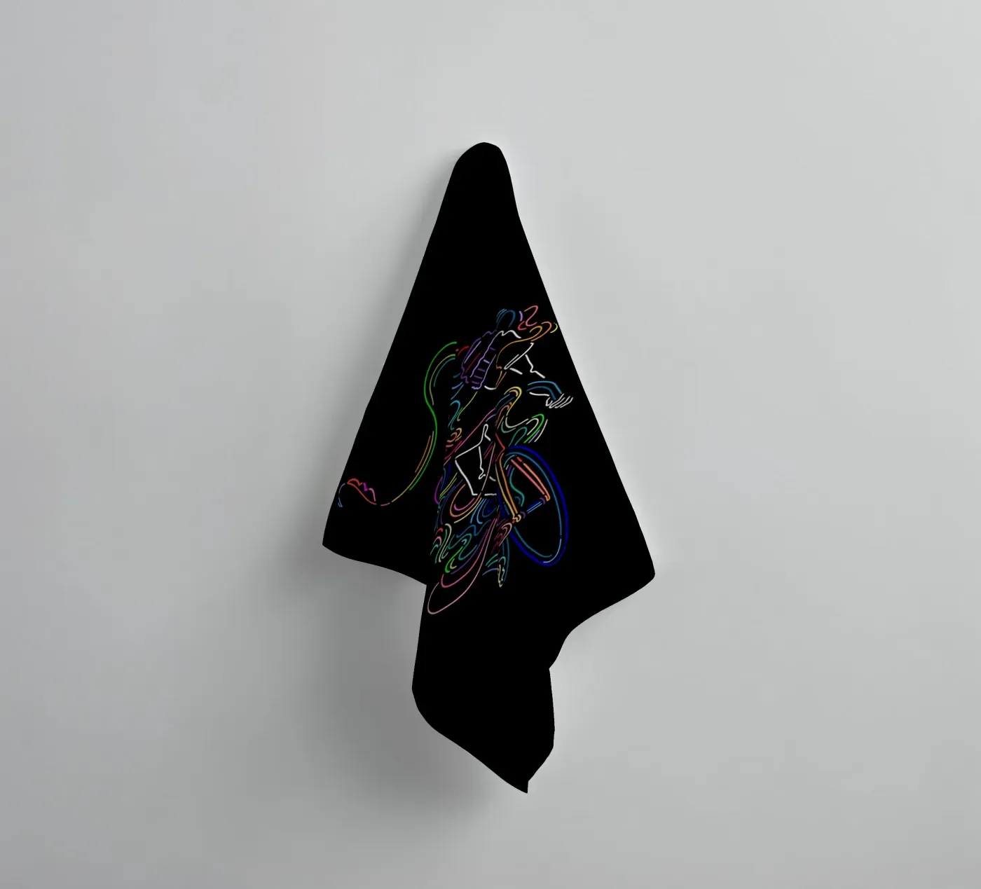 Fixie towel by The Cyclist