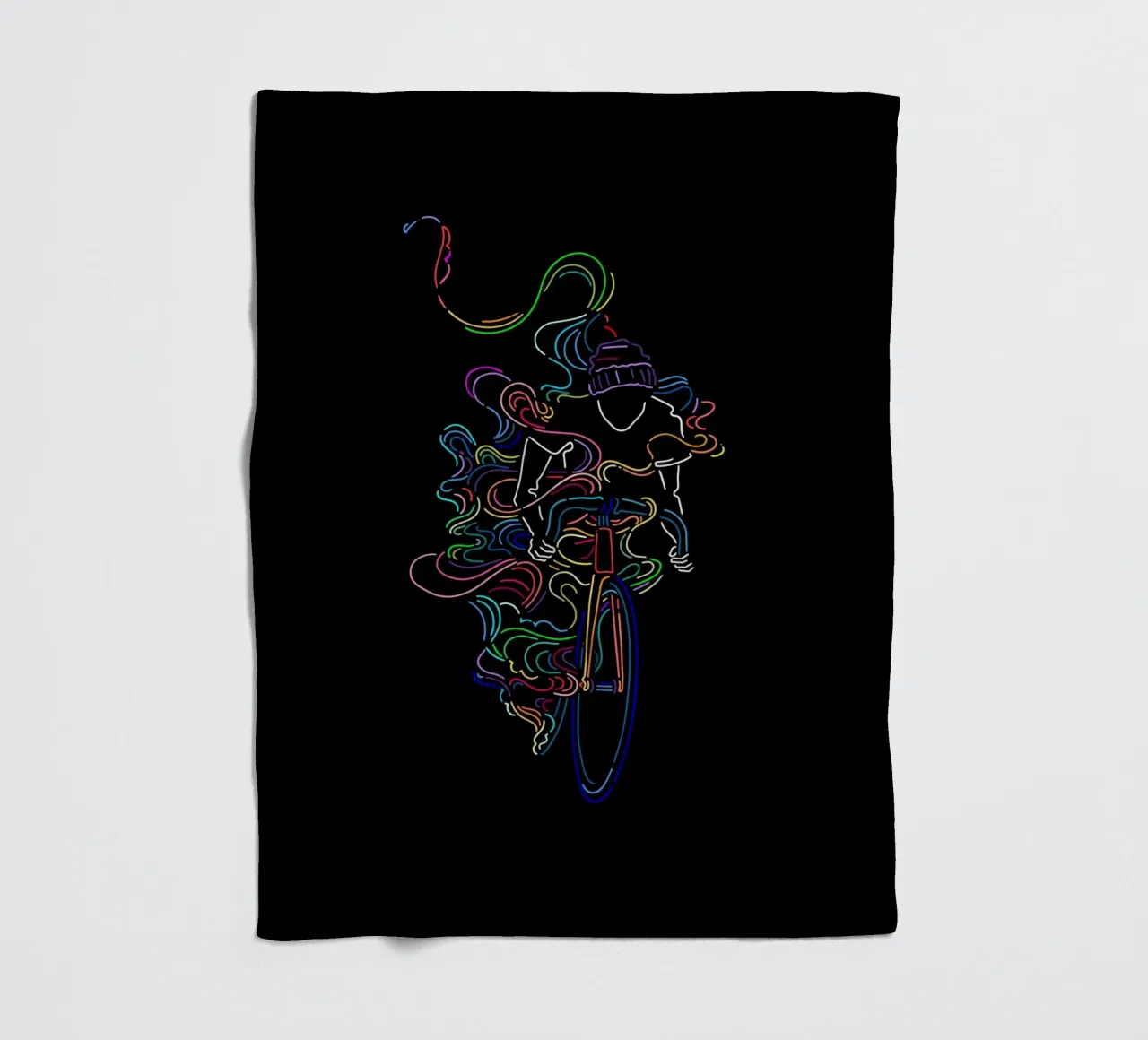 Fixie Fleecedecke von The Cyclist