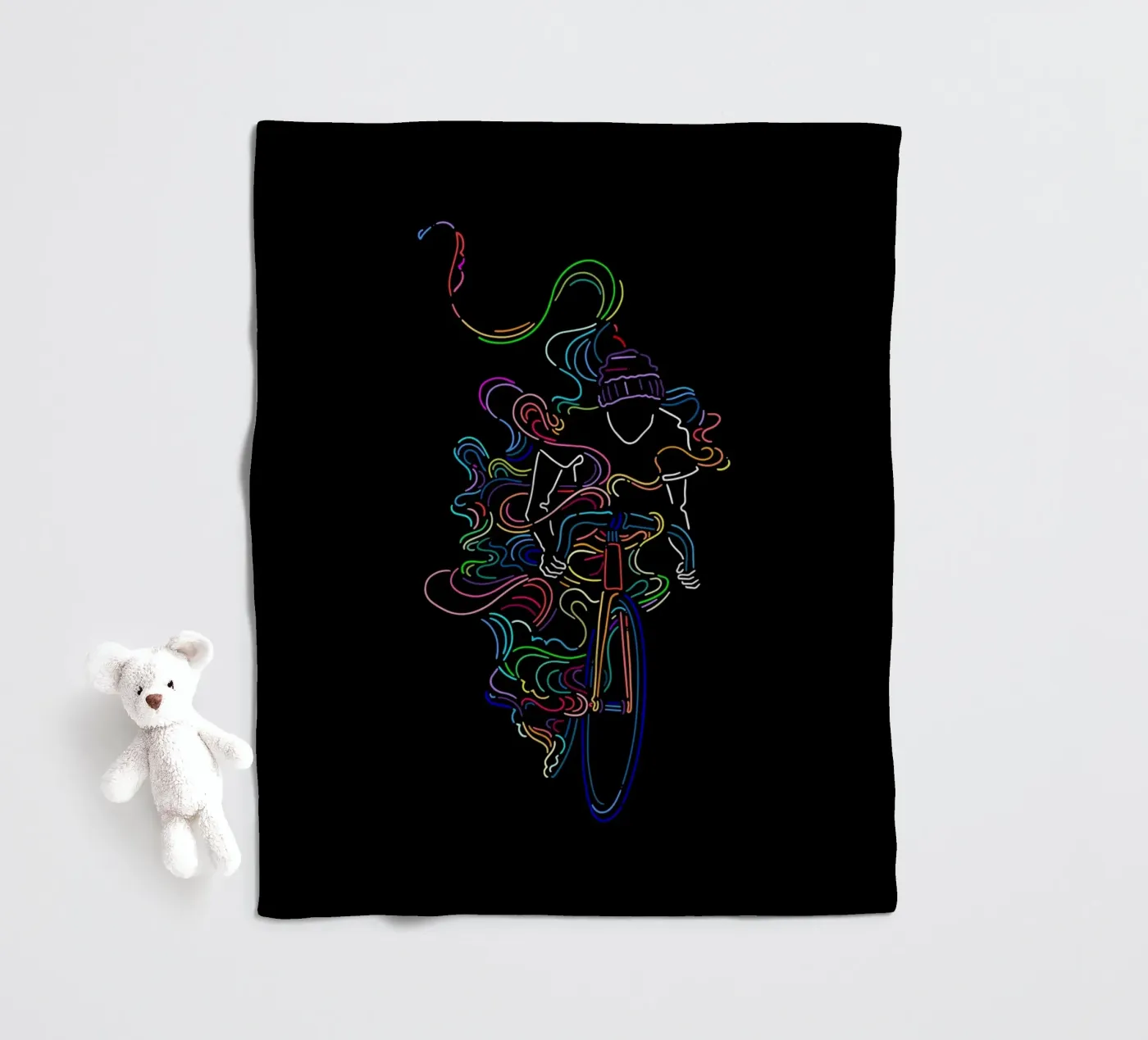 Fixie fleecedeken van The Cyclist