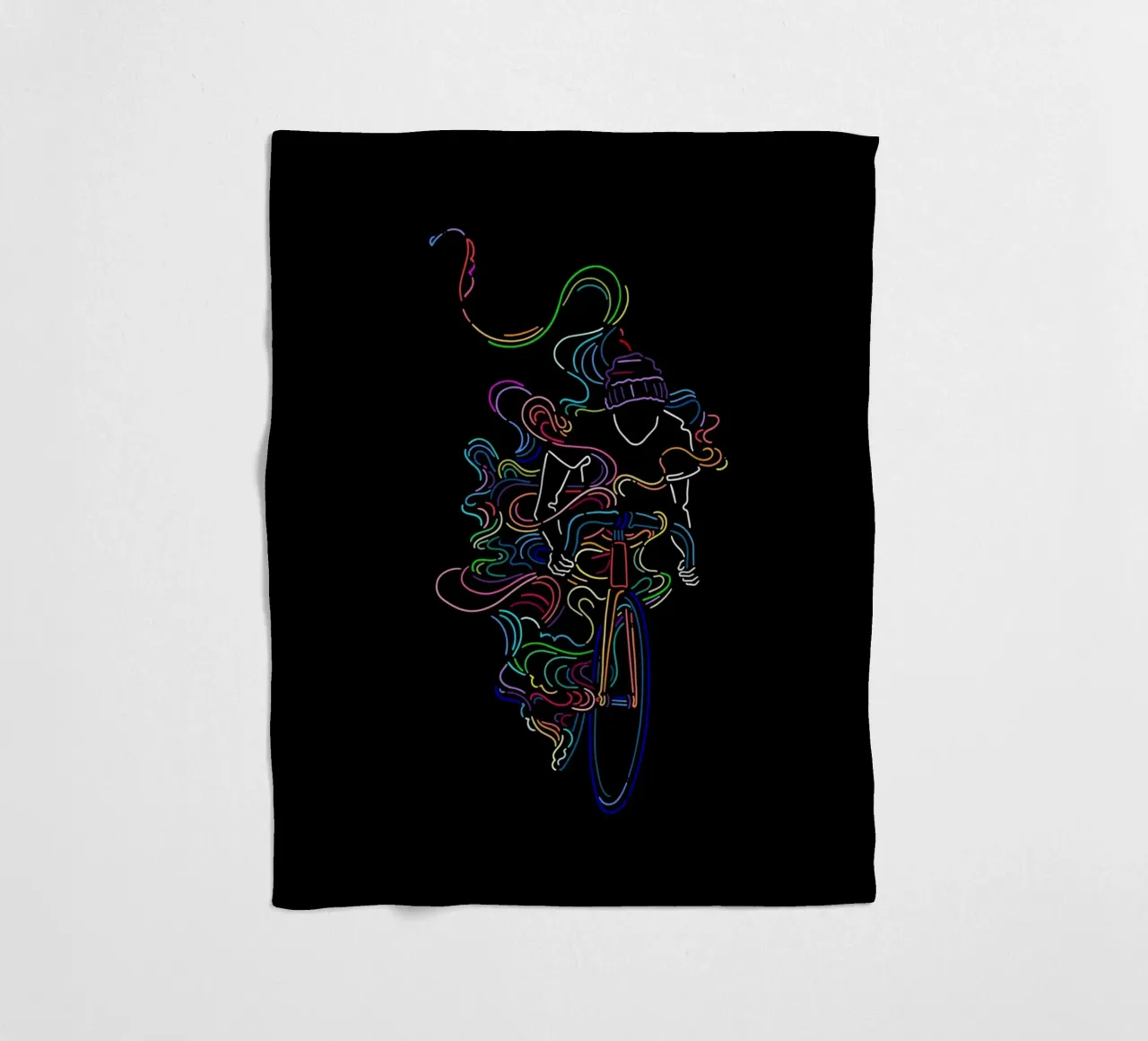 Fixie Fleecedecke von The Cyclist