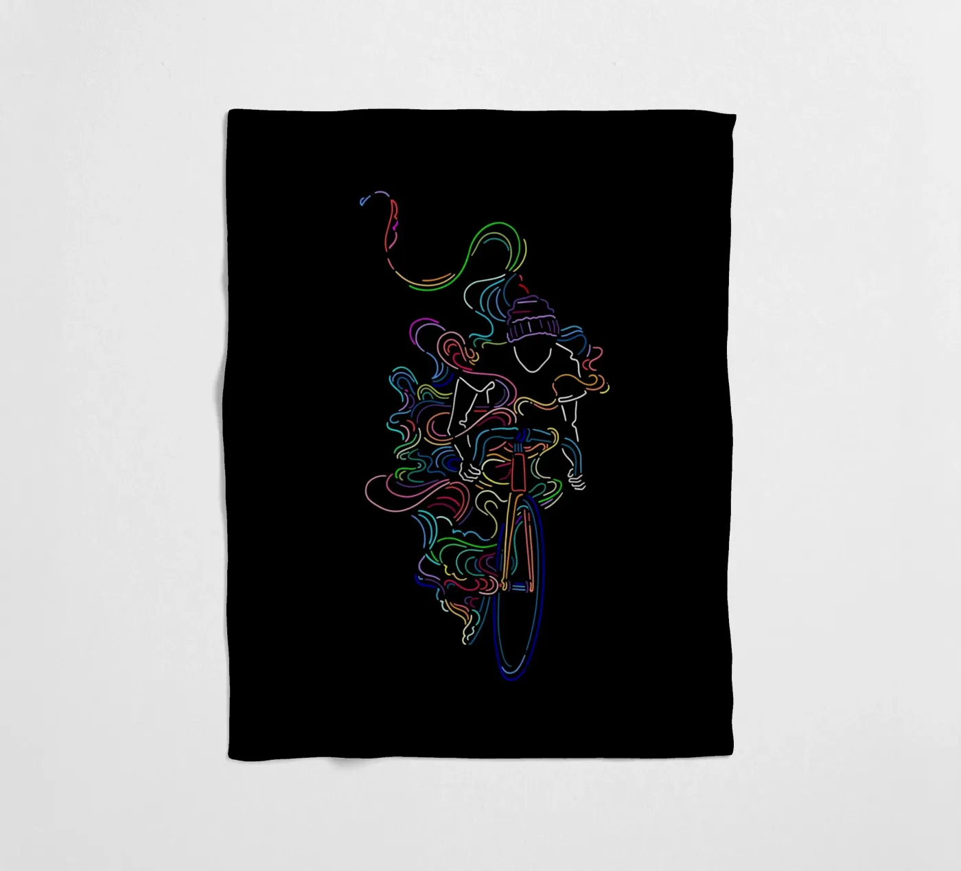 Fixie fleecedeken van The Cyclist