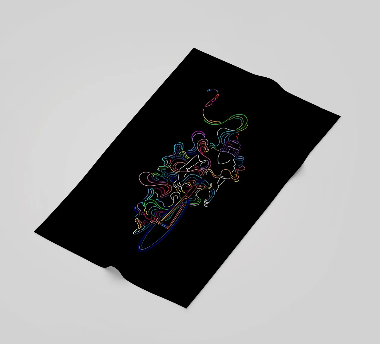 Fixie strandhanddoek van The Cyclist