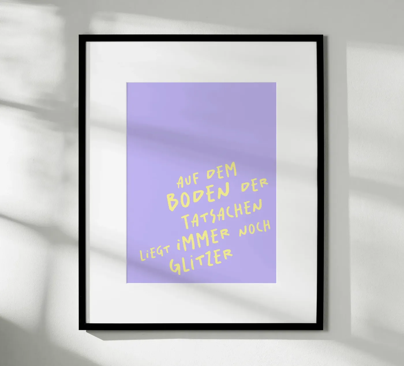 Glitzer. poster da FRICKE DESIGN