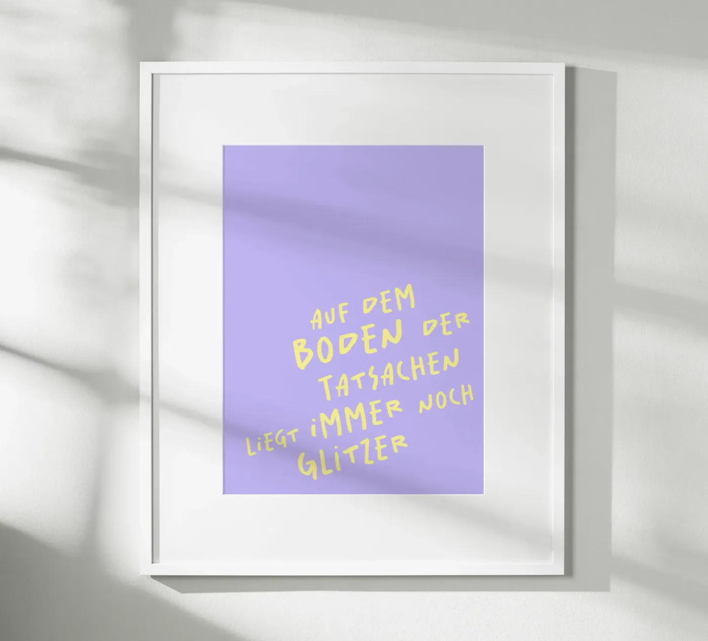 Glitzer. poster da FRICKE DESIGN