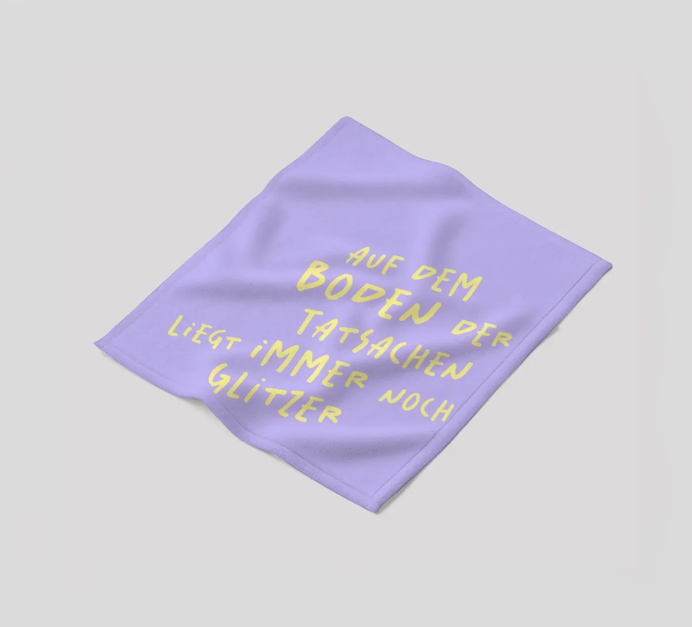 Glitzer. Fleecedecke von FRICKE DESIGN