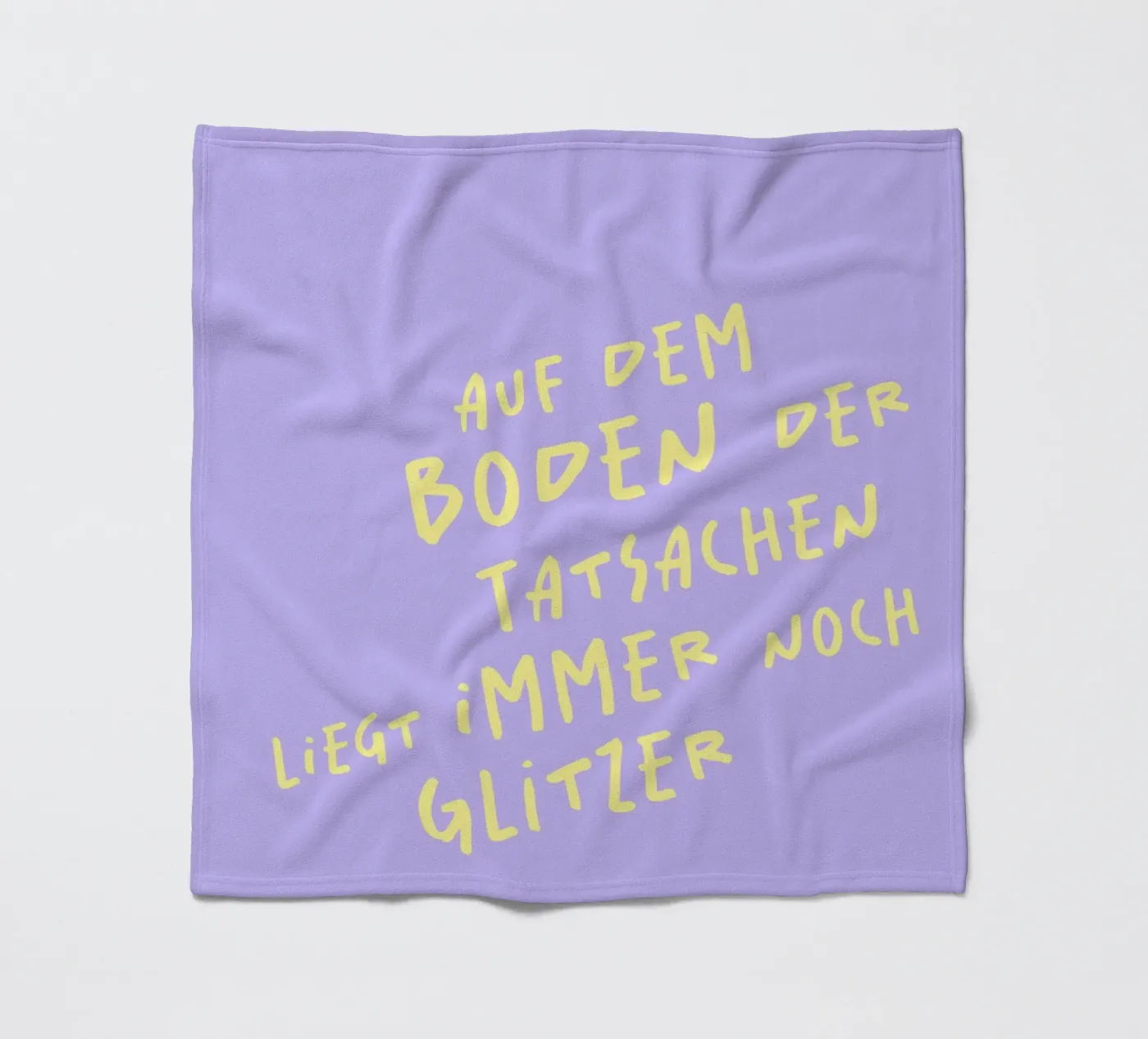 Glitzer. Fleecedecke von FRICKE DESIGN