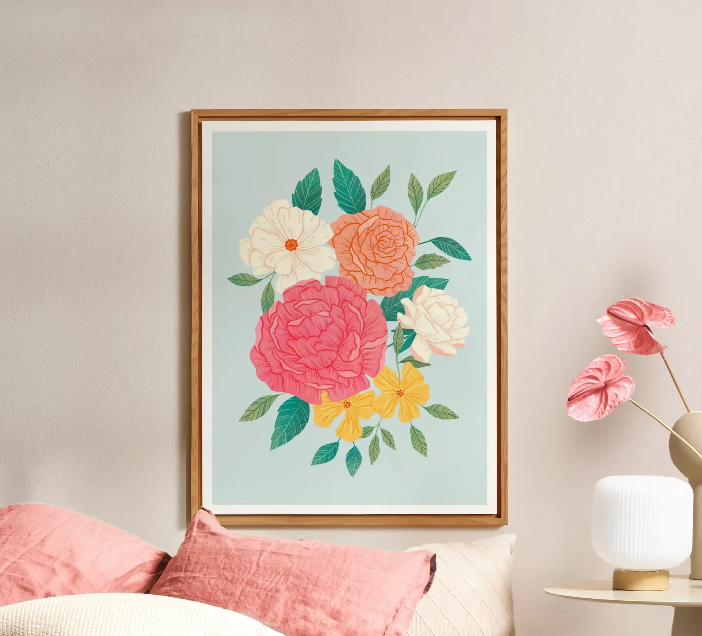 Azure Bloom alluminio dibond da dafnedesignstudio