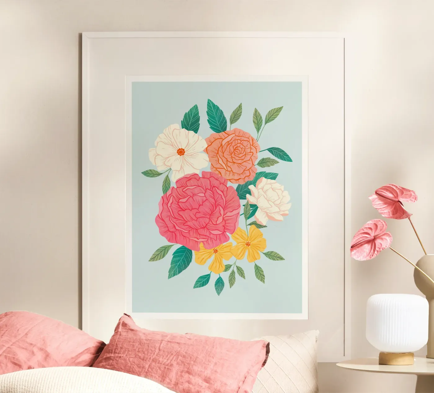 Azure Bloom poster da dafnedesignstudio