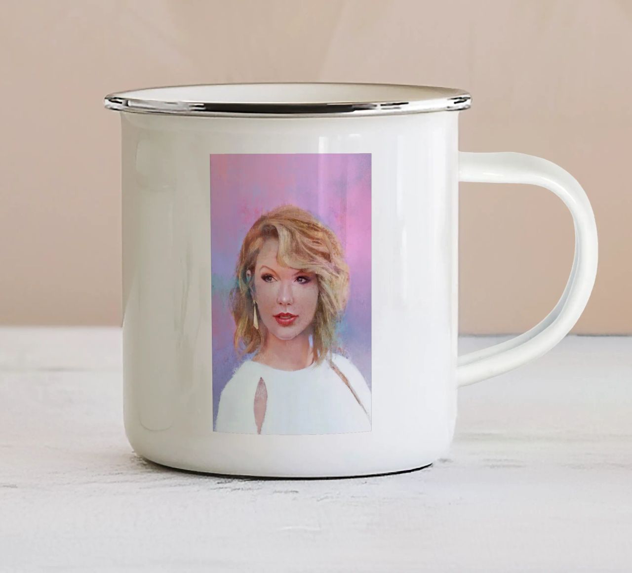 Taylor Swift - Cantastorie senza paura tazza in smalto da Artascy Art