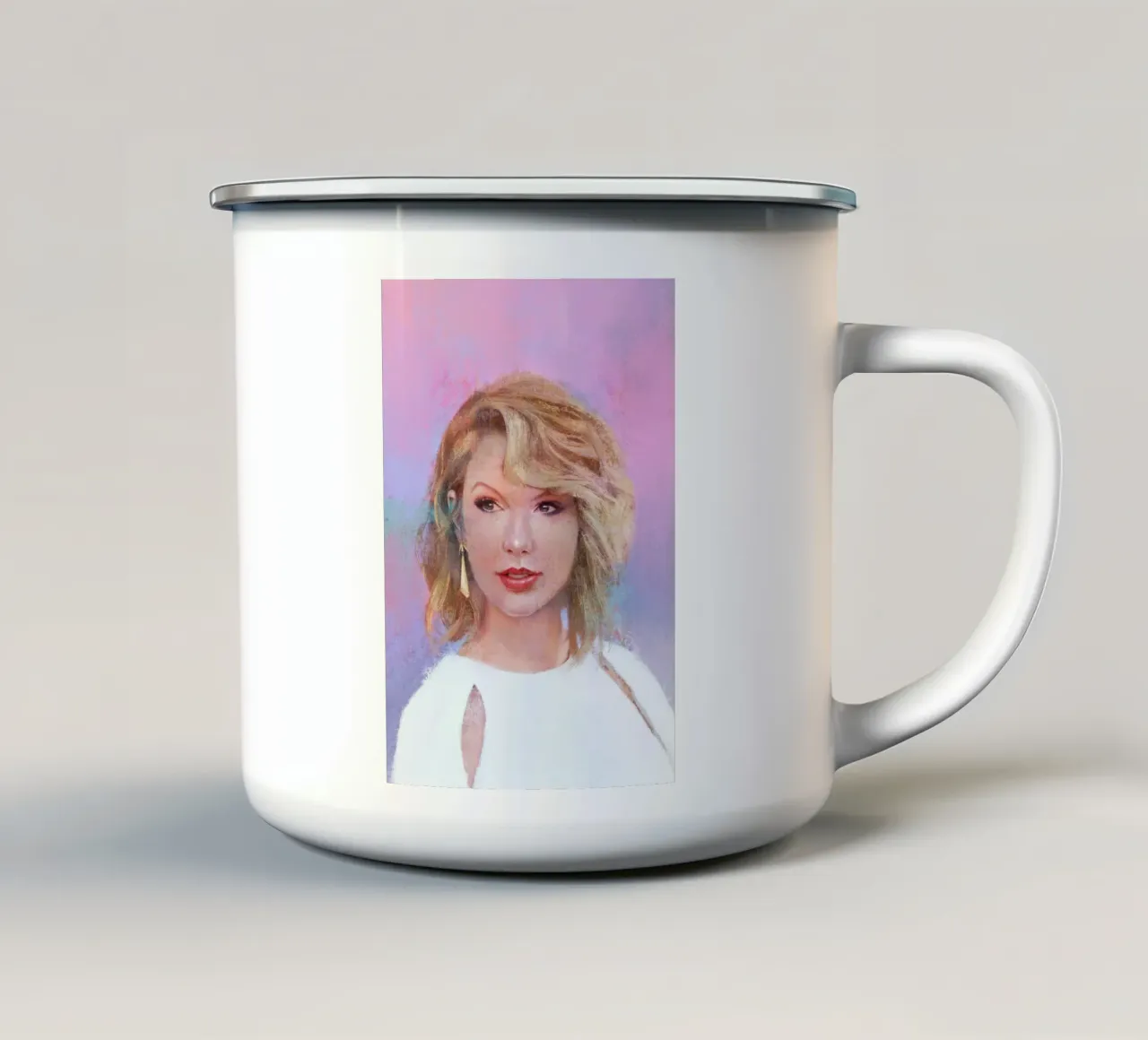 Taylor Swift - Cantastorie senza paura tazza in smalto da Artascy Art