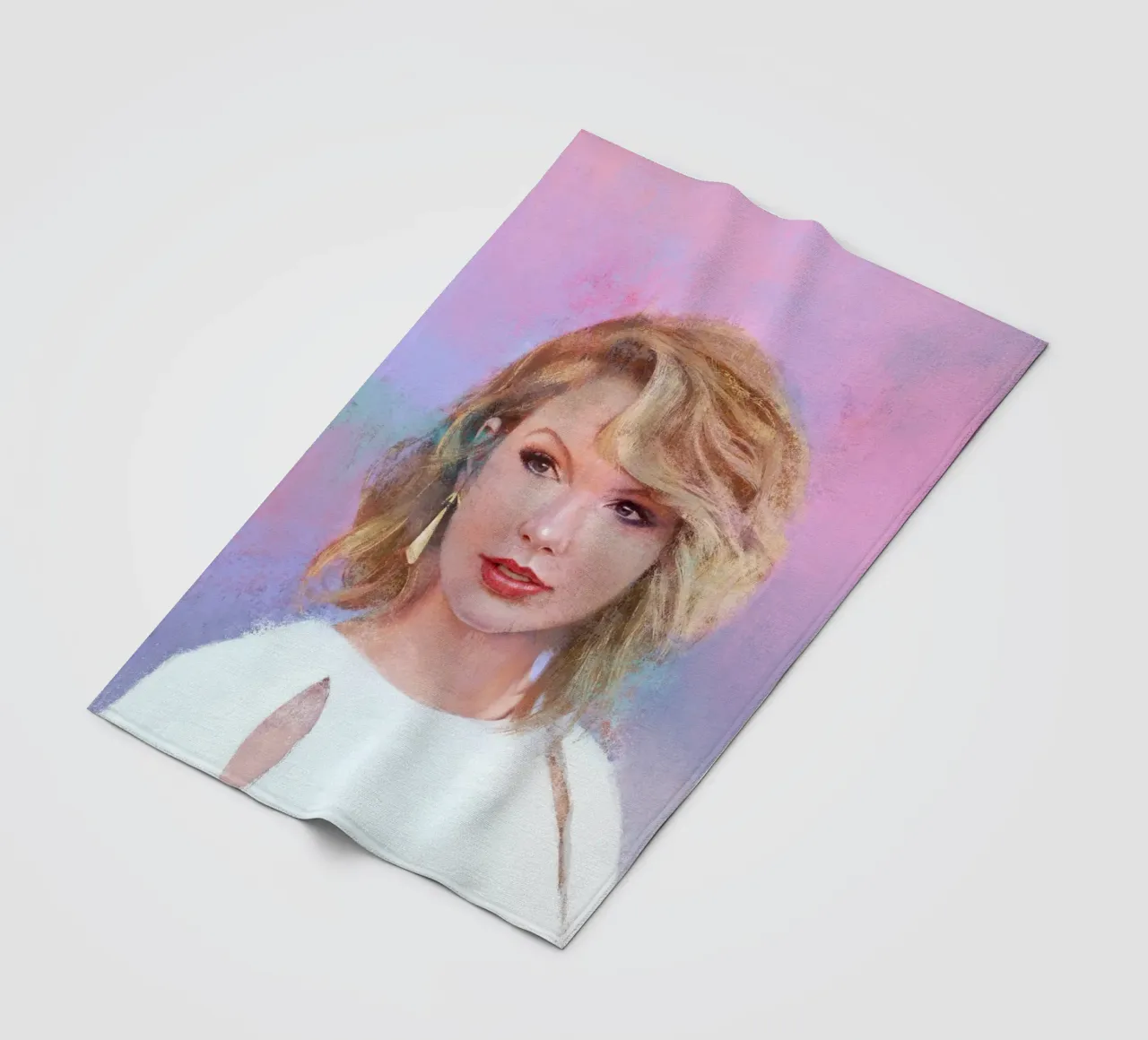 Taylor Swift - Fearless Storyteller fleece blanket by Artascy Art