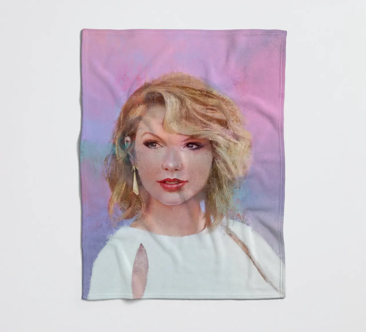 Taylor Swift - Fearless Storyteller fleece blanket by Artascy Art