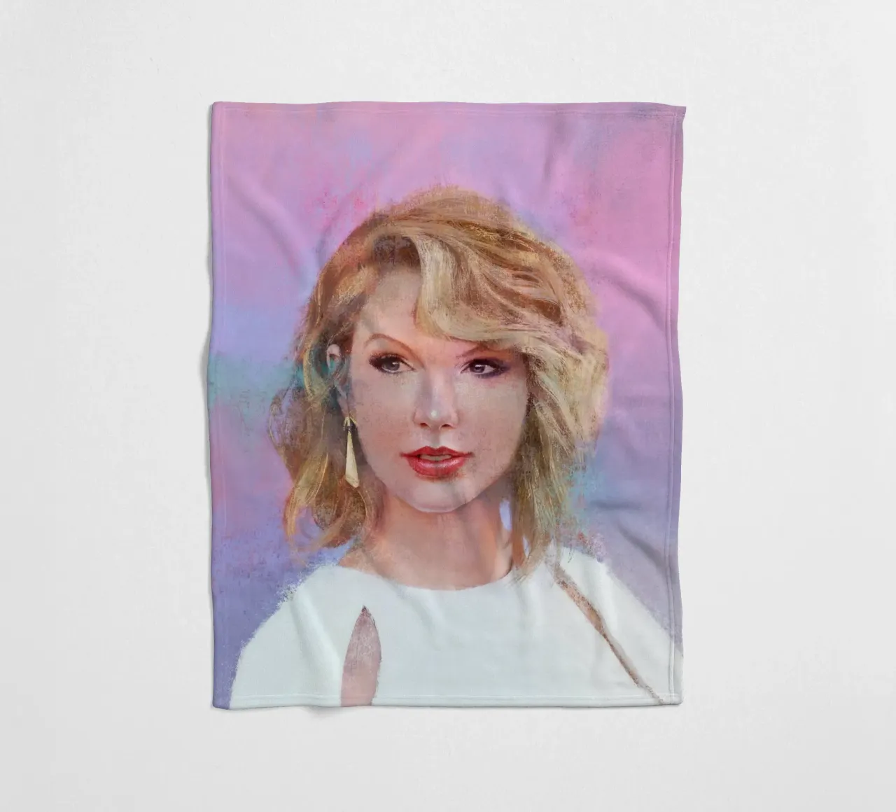 Taylor Swift - Fearless Storyteller fleece blanket by Artascy Art