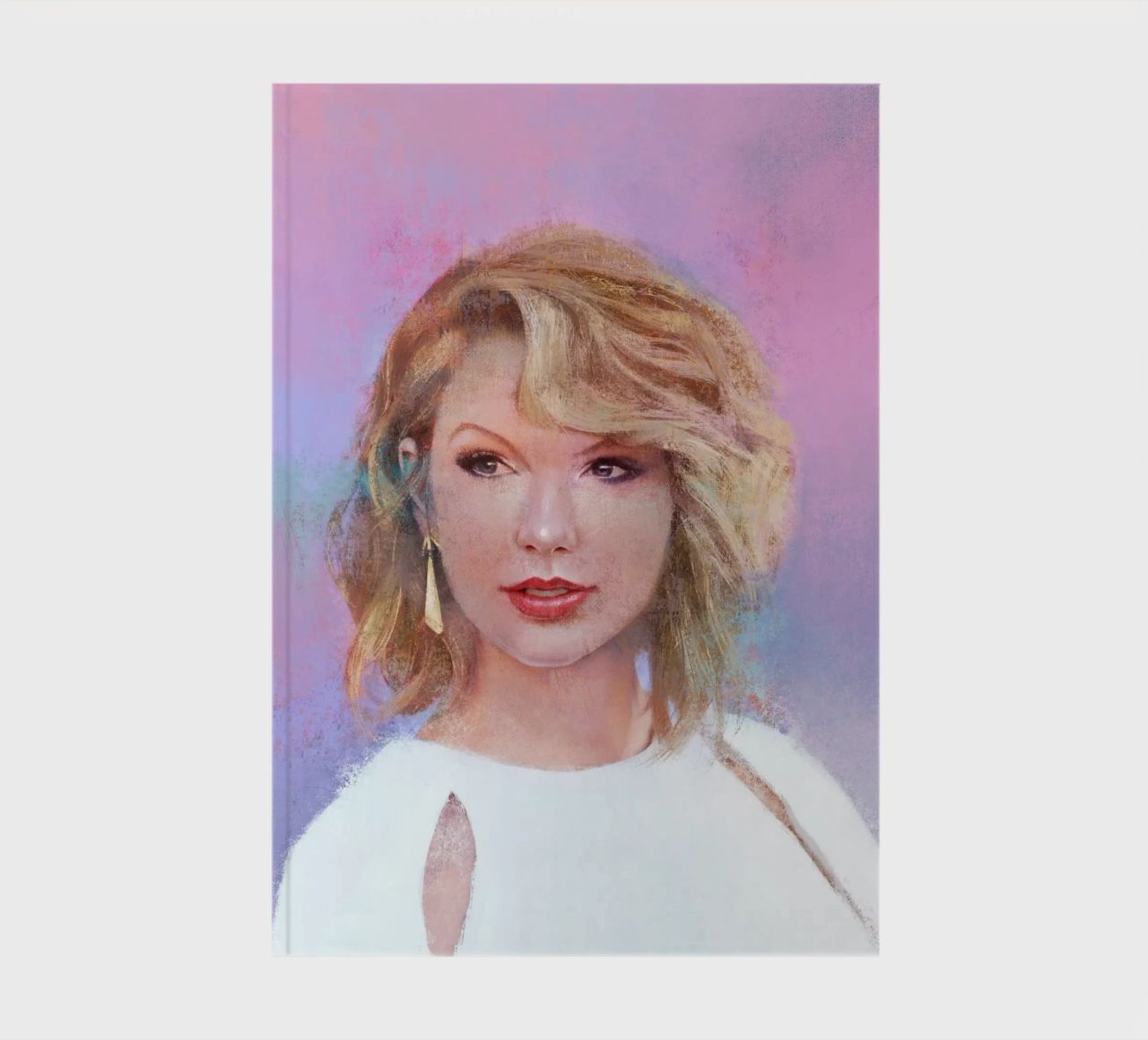 Taylor Swift - Fearless Storyteller notebook by Artascy Art