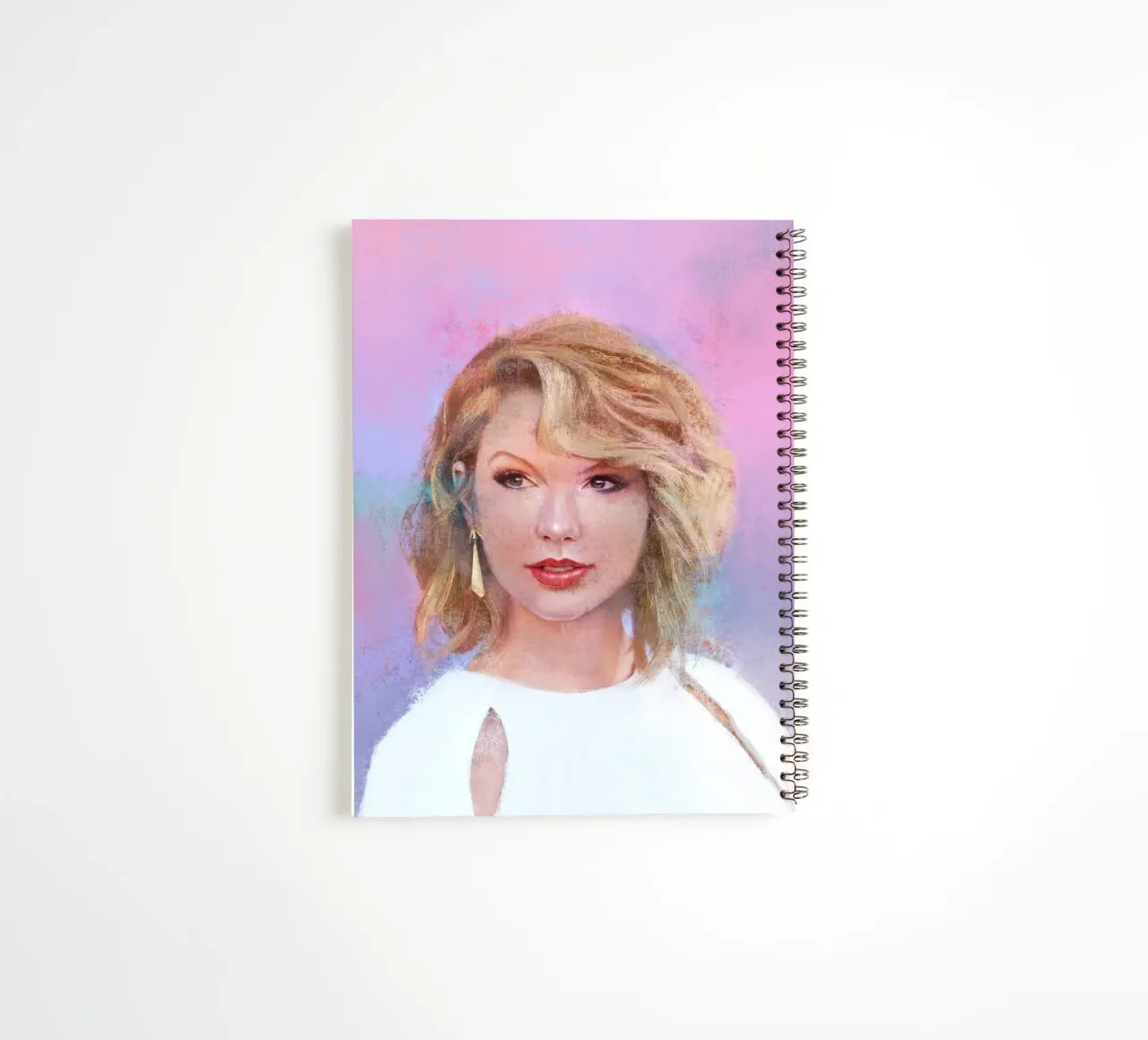 Taylor Swift - Fearless Storyteller spiral notebook by Artascy Art
