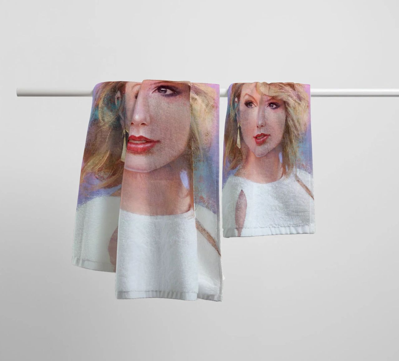 Taylor Swift - Fearless Storyteller towel by Artascy Art