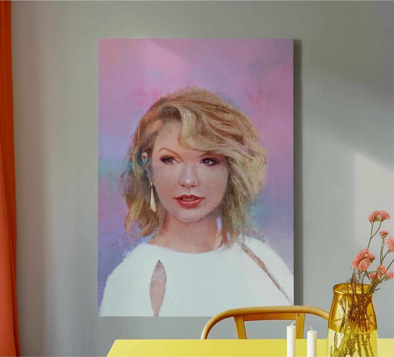 Taylor Swift - Fearless Storyteller canvas by Artascy Art