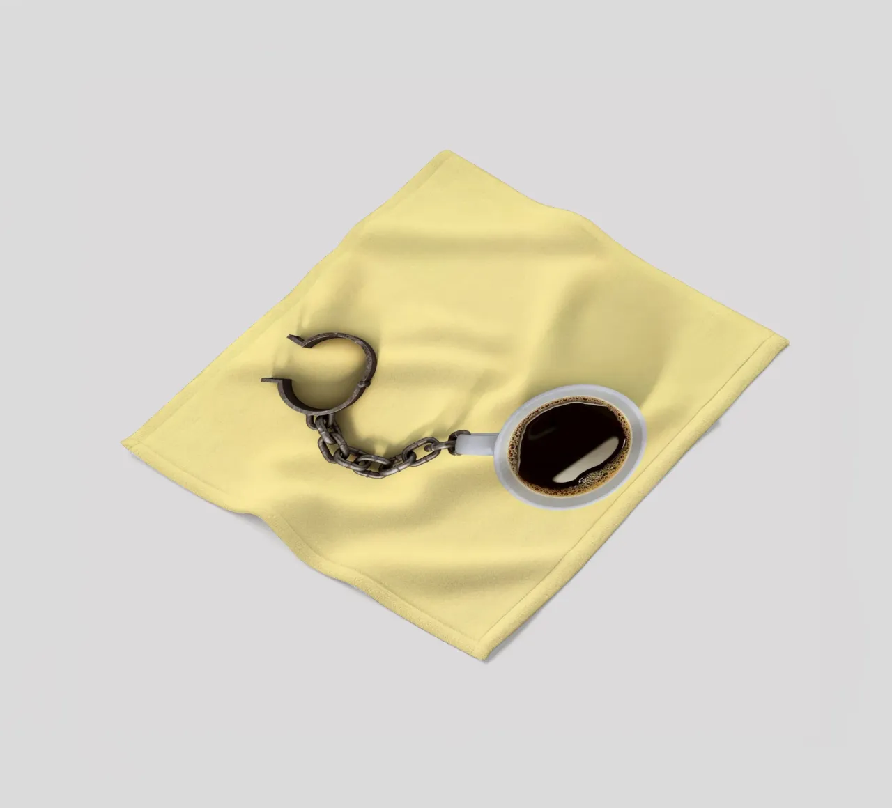Coffee Addiction fleece blanket by 360brain