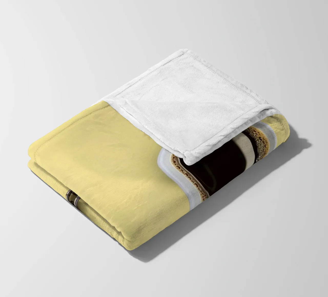 Coffee Addiction fleece blanket by 360brain