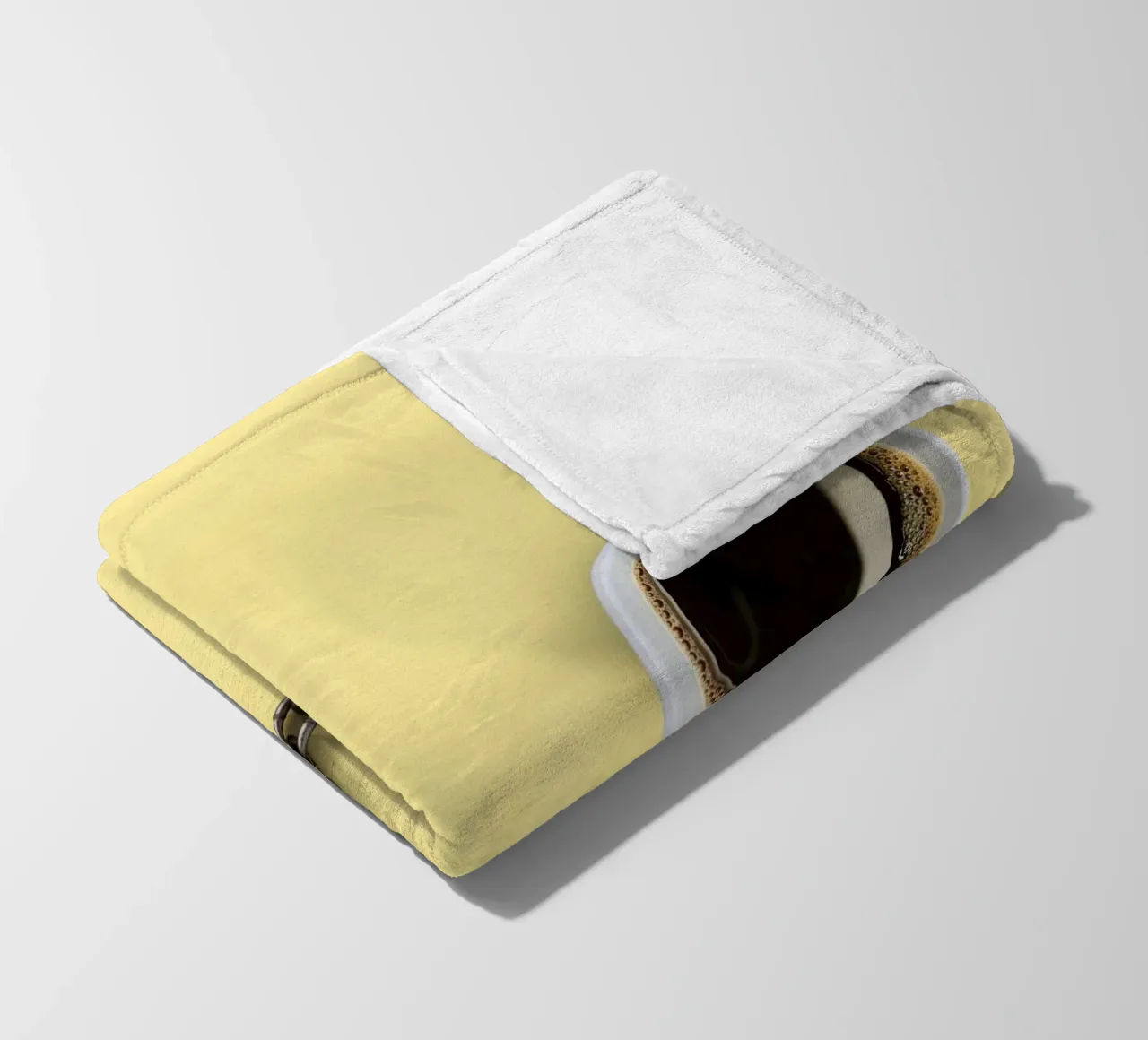Coffee Addiction fleece blanket by 360brain