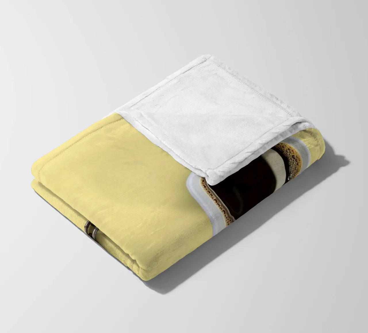 Coffee Addiction fleece blanket by 360brain