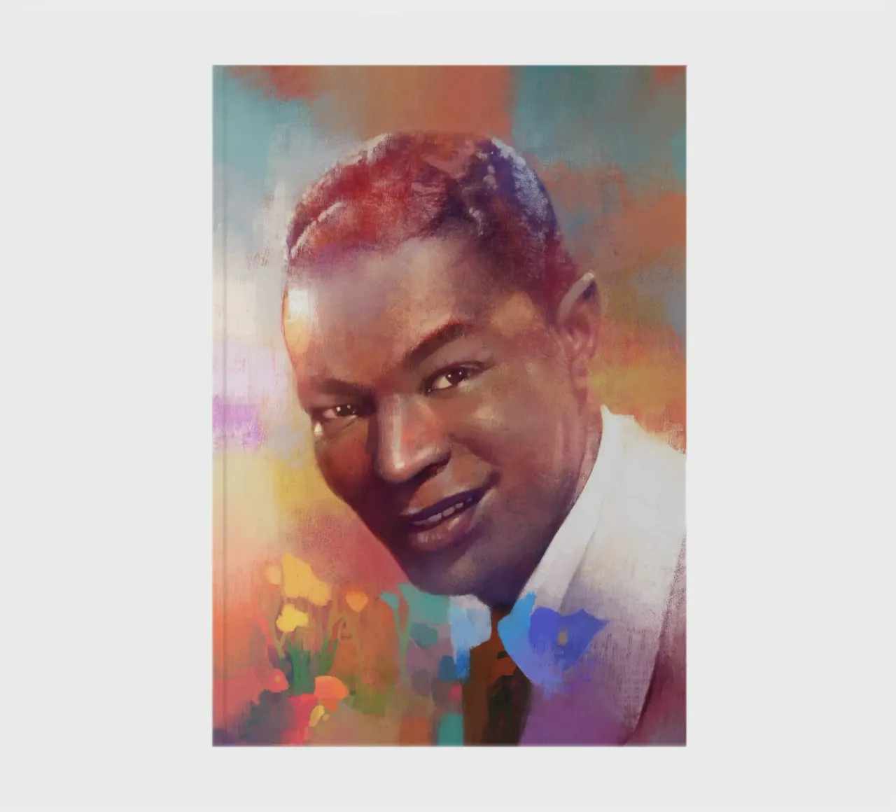 Nat King Cole - Smooth Charm notebook by Artascy Art