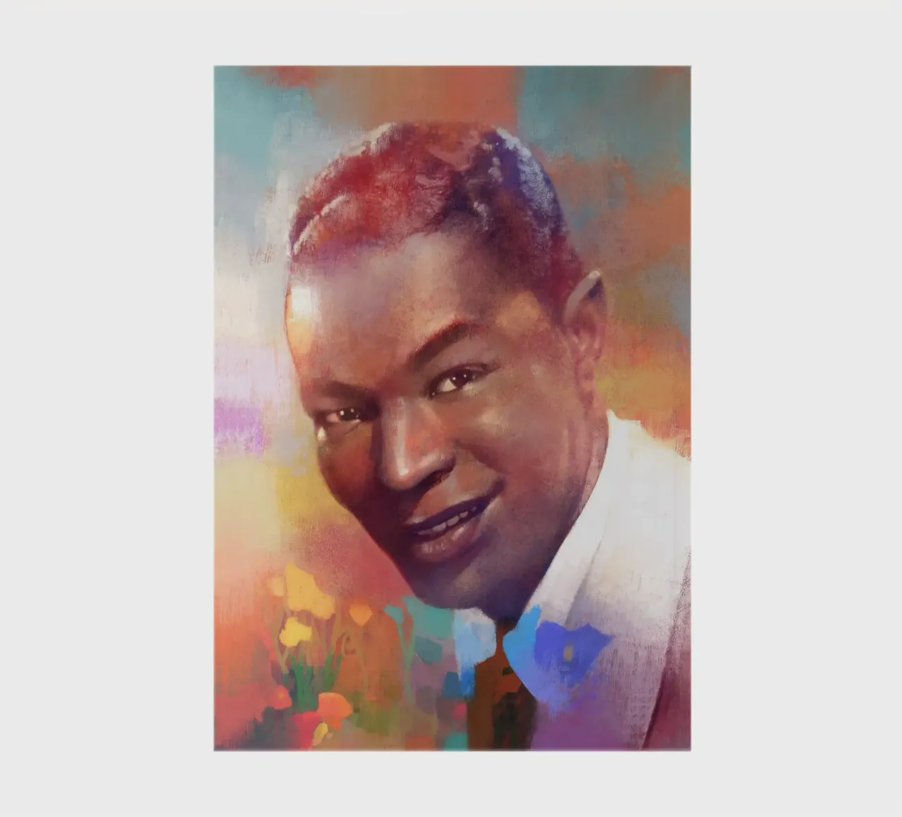 Nat King Cole - Smooth Charm notebook by Artascy Art