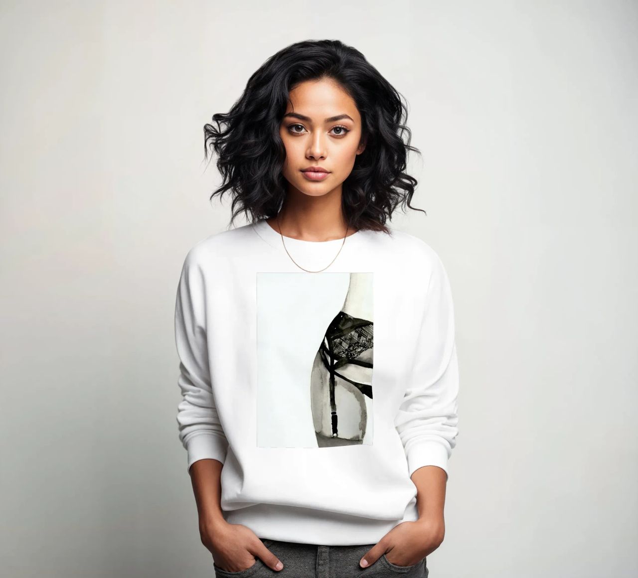 Halfway to Eight Points Sweatshirt von Victoria Verbaan