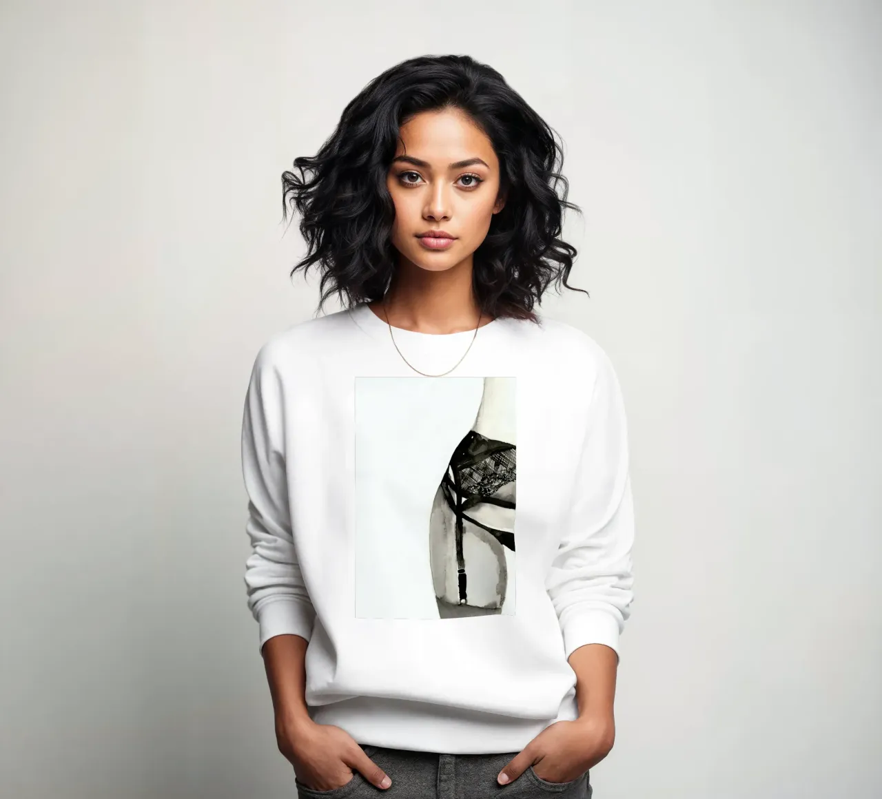 Halfway to Eight Points Sweatshirt von Victoria Verbaan