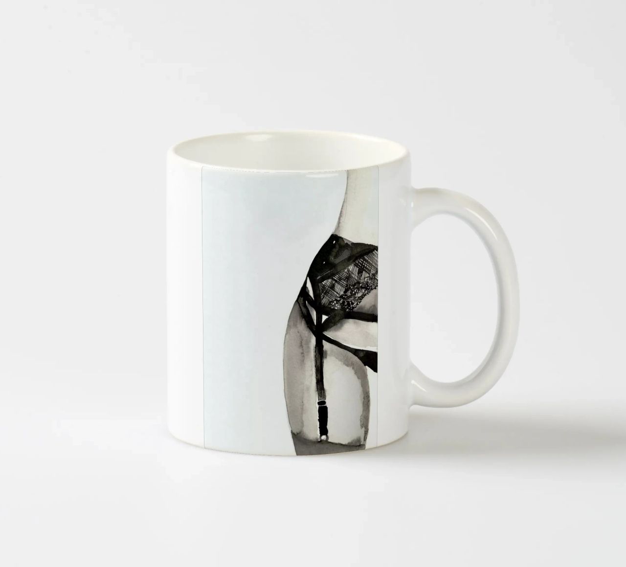 Halfway to Eight Points tazza in ceramica da Victoria Verbaan