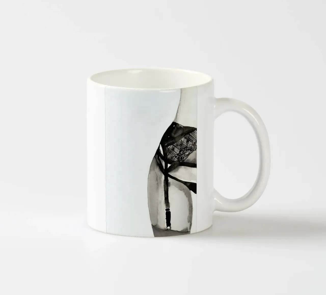 Halfway to Eight Points Keramik Tasse von Victoria Verbaan