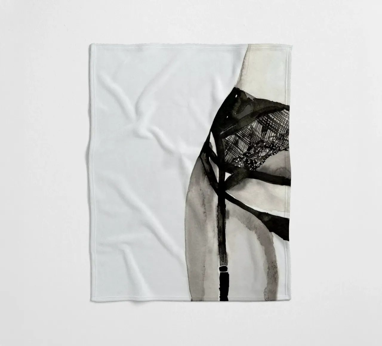 Halfway to Eight Points fleece blanket by Victoria Verbaan