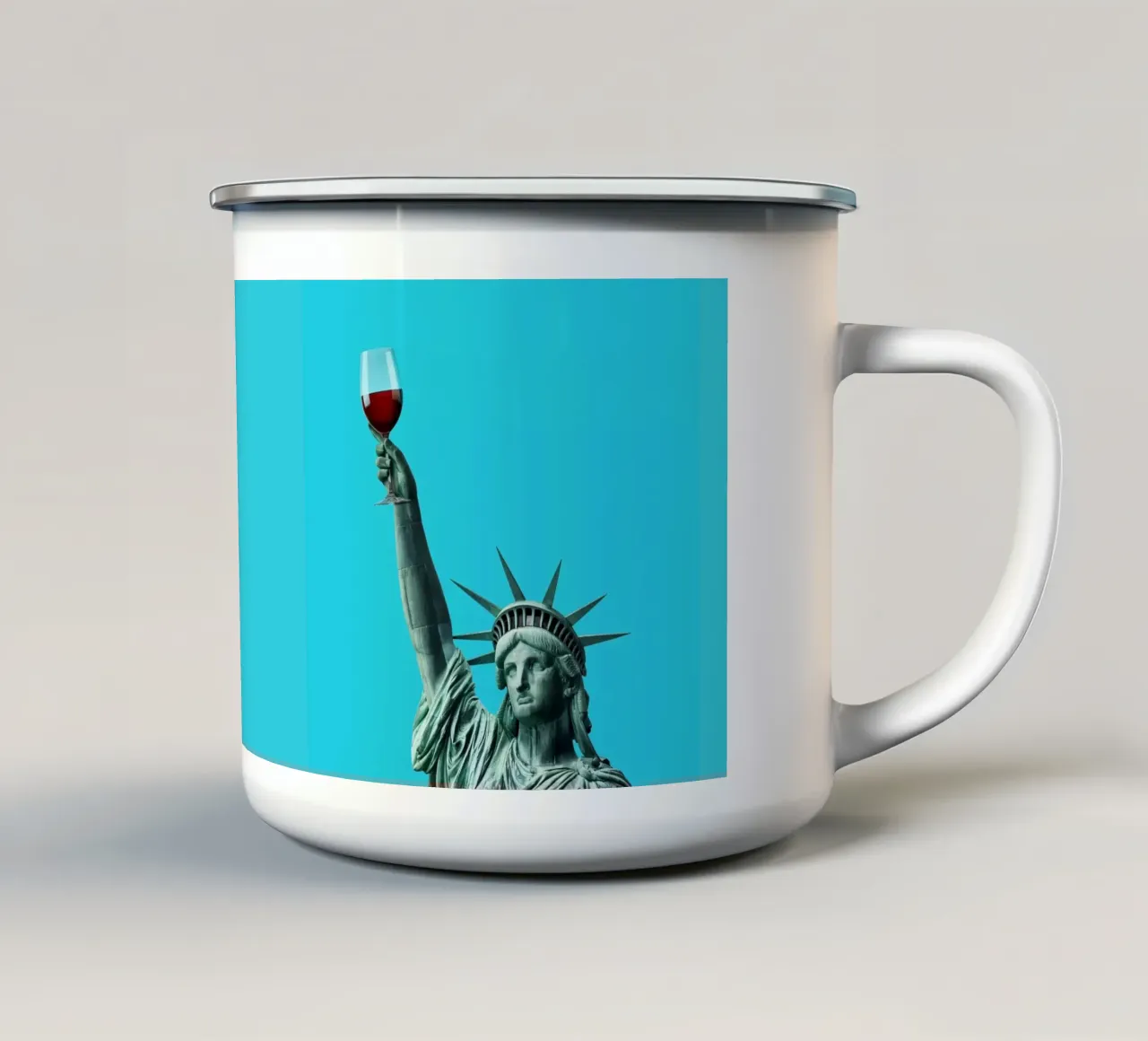 Libertà di bere tazza in smalto da 360brain