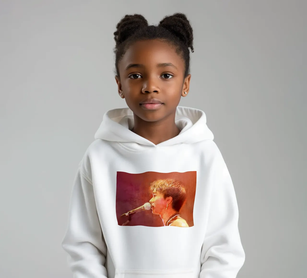 Wong Ka Kui 黃家駒 - Musical Visionary kids hoodie by Artascy Art