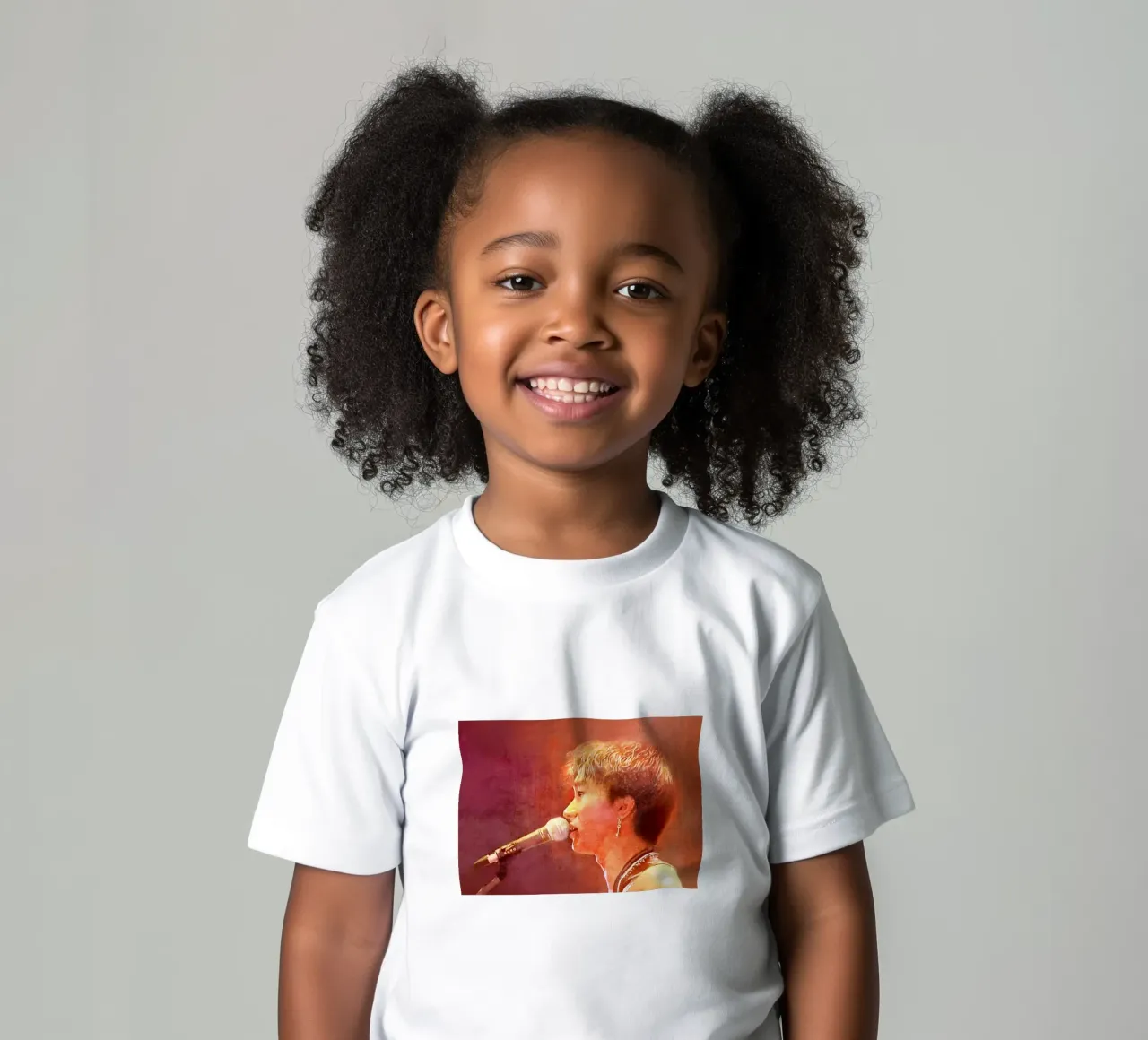 Wong Ka Kui 黃家駒 - Musical Visionary kids t-shirt by Artascy Art