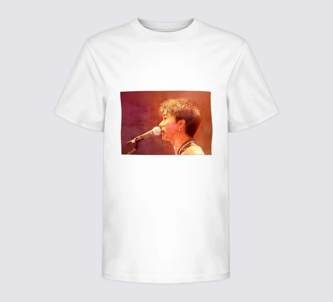 Wong Ka Kui 黃家駒 - Musical Visionary kids t-shirt by Artascy Art