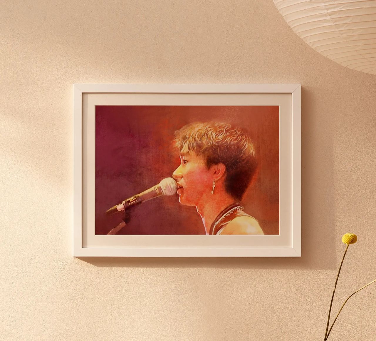 Wong Ka Kui 黃家駒 - Visionario musicale poster da Artascy Art