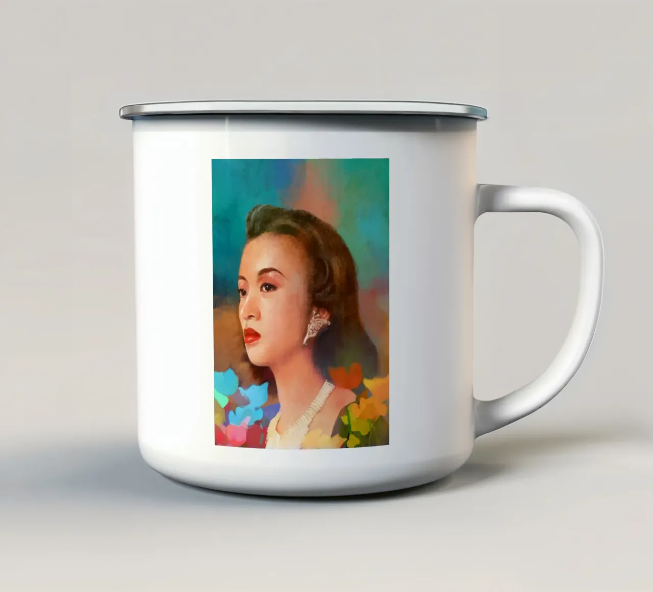 Anita Mui 梅艳芳 - Un'icona da seguire tazza in smalto da Artascy Art