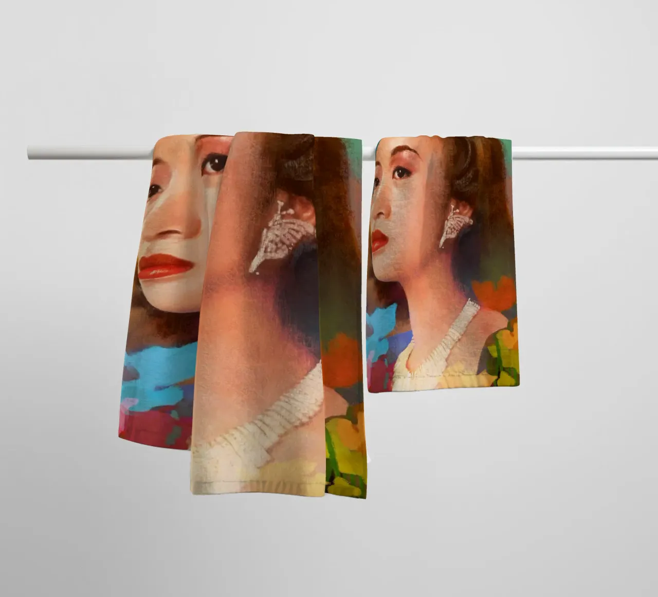 Anita Mui 梅艳芳 - Un'icona da seguire asciugamano da bagno da Artascy Art