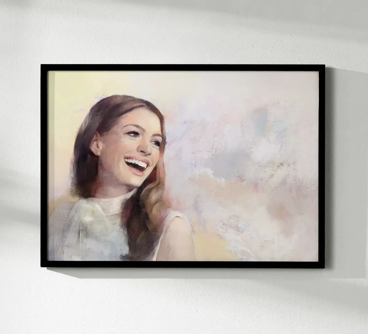 Anne Hathaway - Grazia in movimento poster da Artascy Art