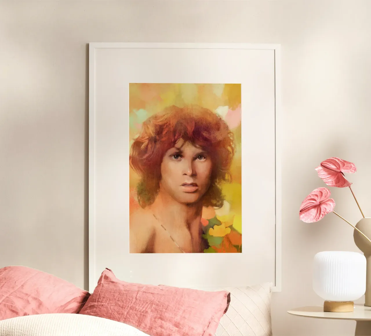 Jim Morrison - Poeta mistico carta hahnemühle da Artascy Art