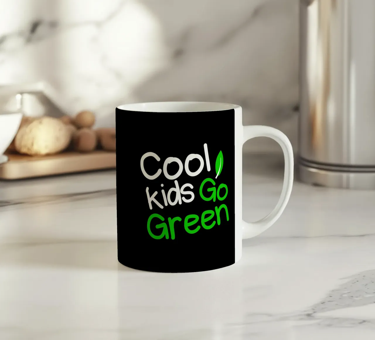 Cool kids go green tazza in ceramica da greencitiesmovement