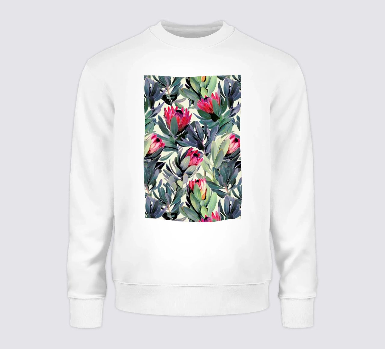 Painted Protea Pattern felpa da Micklyn Le Feuvre