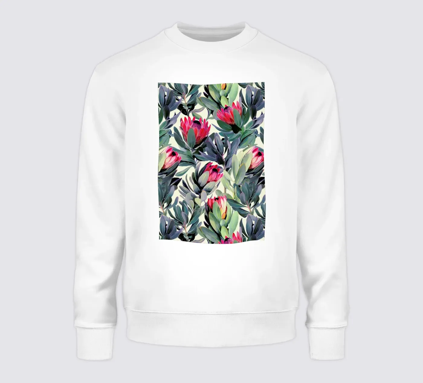 Painted Protea Pattern felpa da Micklyn Le Feuvre