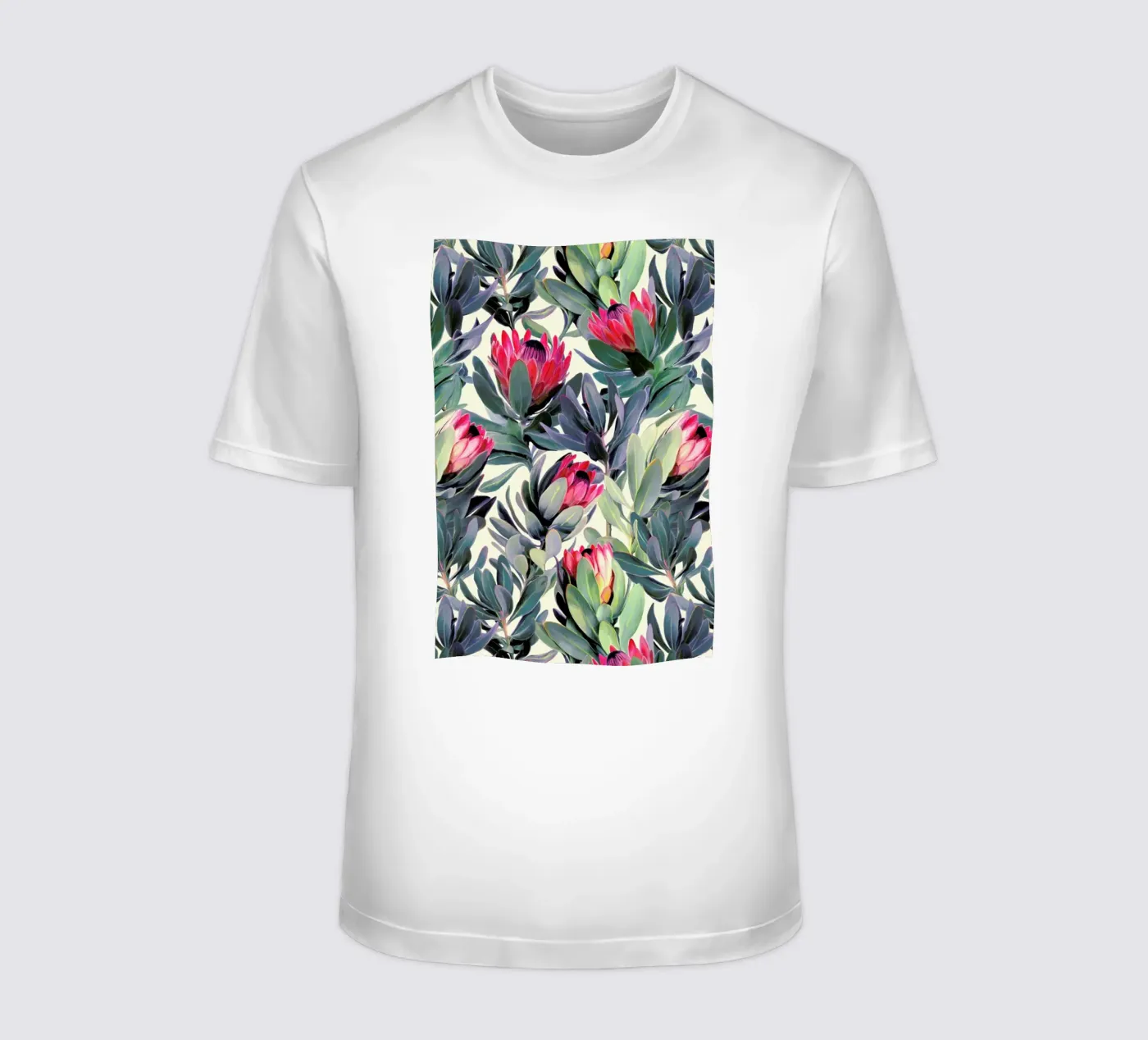 Painted Protea Pattern t-shirt da Micklyn Le Feuvre